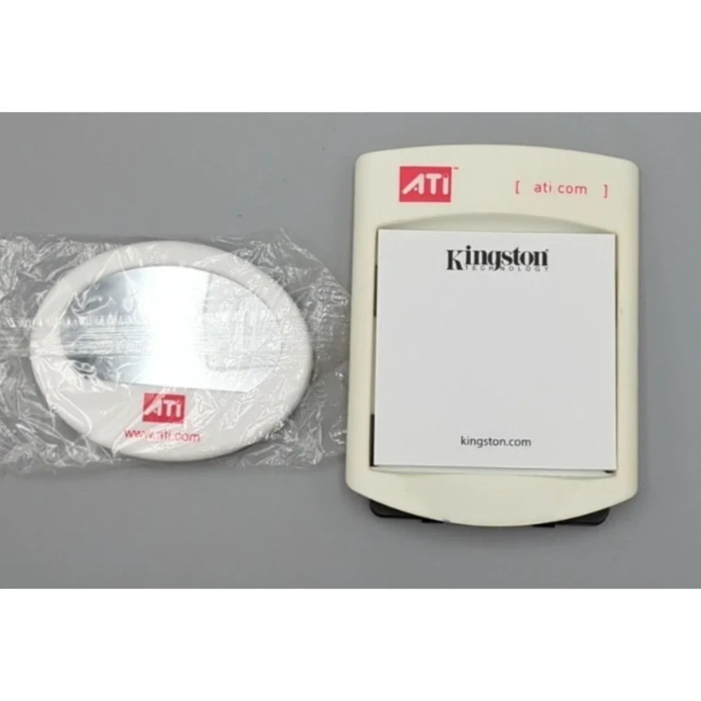 ATi Video Card Sticky Note Desk VTG SWAG Plastic Advertising‎ Manufacturer Promo